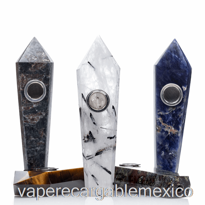 Vape Recargable Proyecto Astral Pipas De Piedras Preciosas Amatista